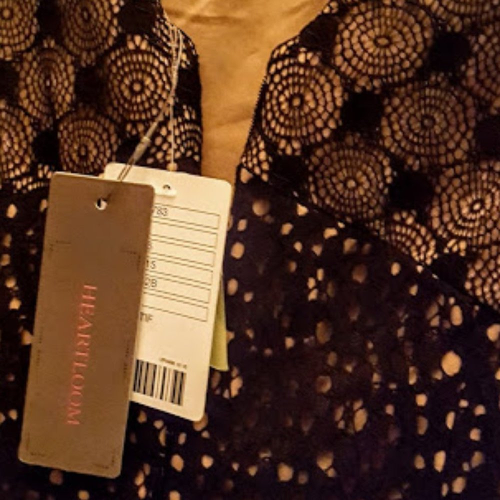 NEW w/TAGS-GREAT VALUE!  Anthropologie Heartloom Sheath Dress XS - Picture 8 of 13